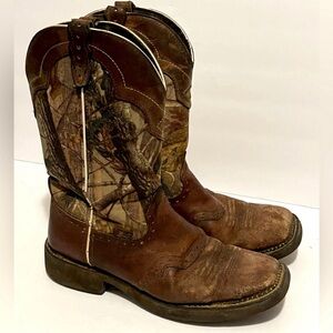 Men's Brown Camo Western Boots